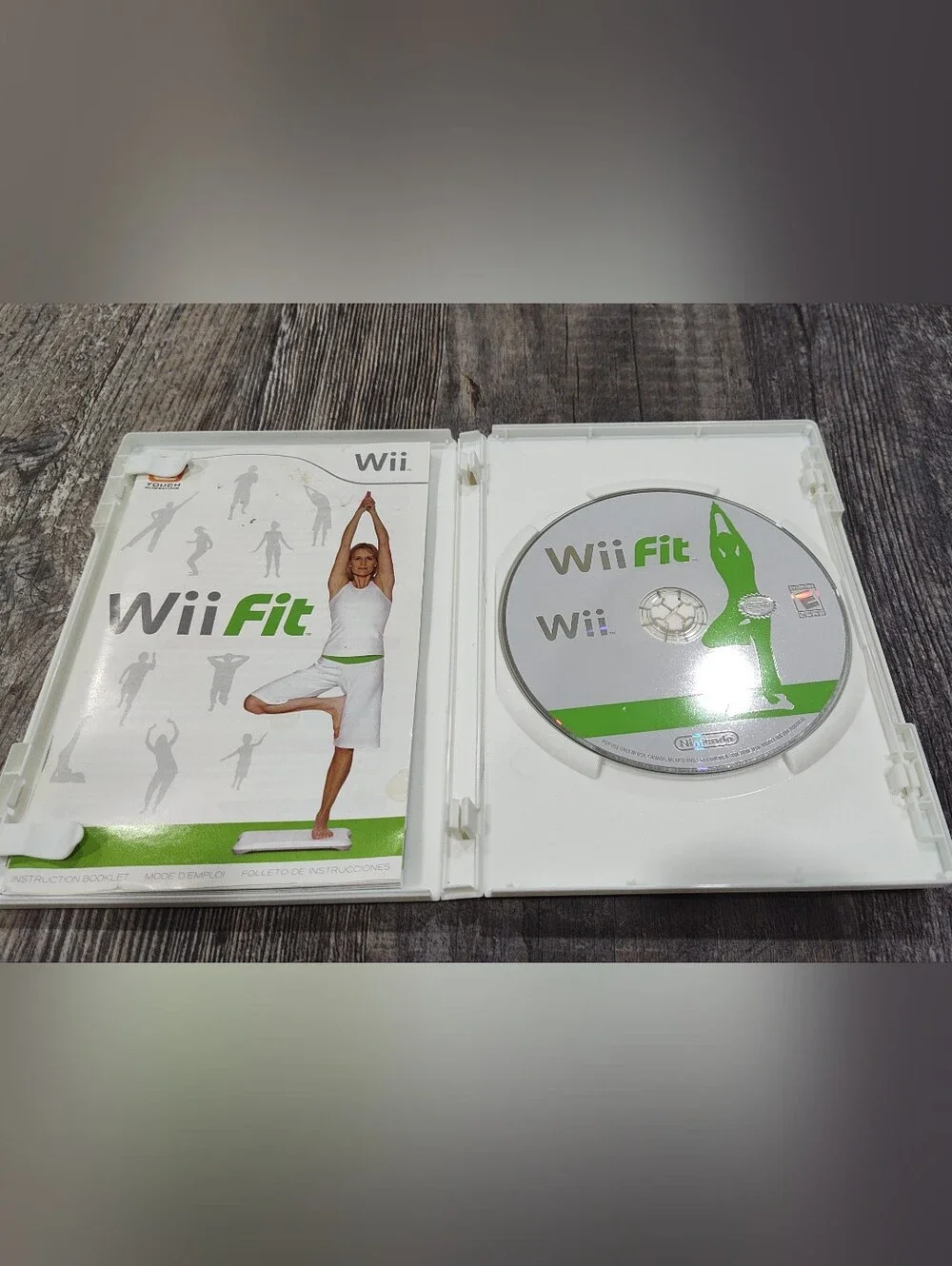 Wii Fit Game (Nintendo Wii, 2008) Includes Disk/Original Case/ Instructions, USA